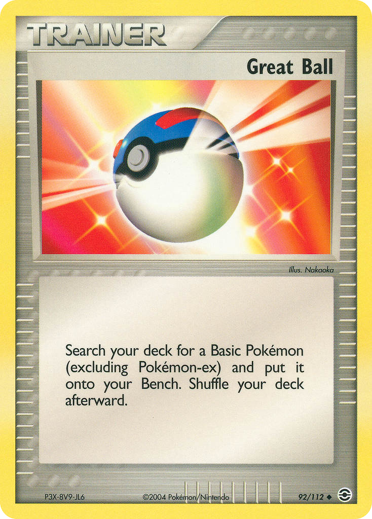 Great Ball (Trainer: Item) (92/112) - FireRed & LeafGreen Pokémon Card