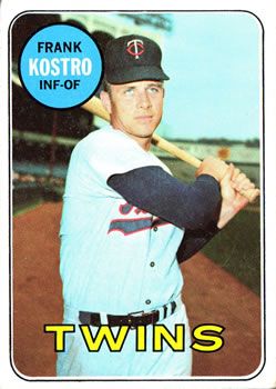 Frank Kostro 1969 Topps #242 Sports Card