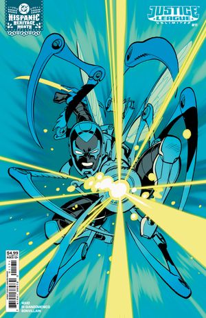 Justice League Unlimited #11 (Cvr E Leonardo Romero Hispanic Heritage Month Blue Beetle Card Stock Variant)