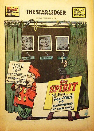 Spirit Section #11/9/1947 Comic