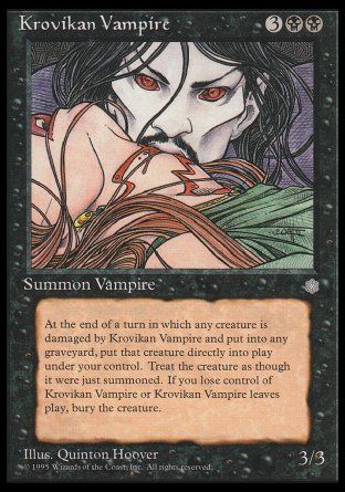 Krovikan Vampire (Ice Age) Trading Card