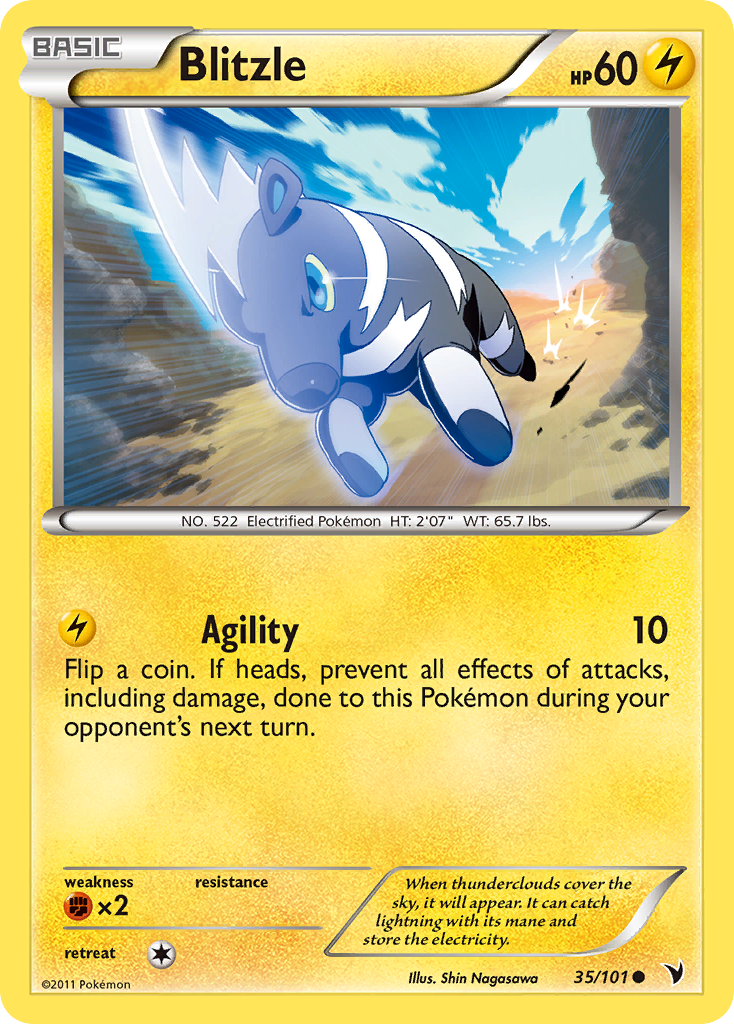 Blitzle (35/101) - Noble Victories Pokémon Card