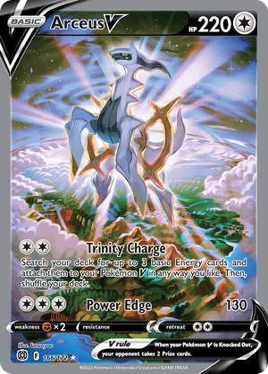 Arceus V (166/172) - Brilliant Stars