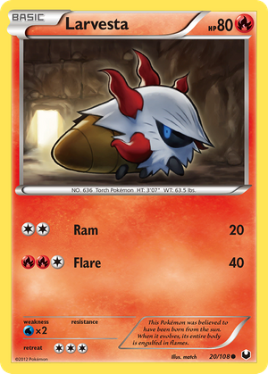 Larvesta (20/108) - Dark Explorers