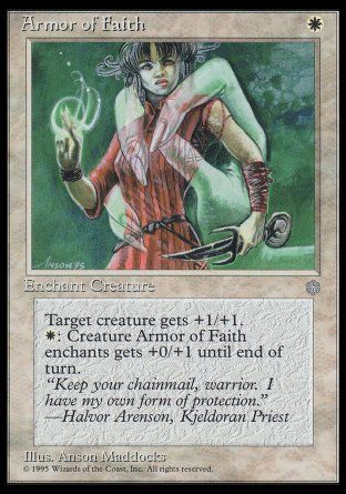 Armor of Faith (Ice Age) Trading Card