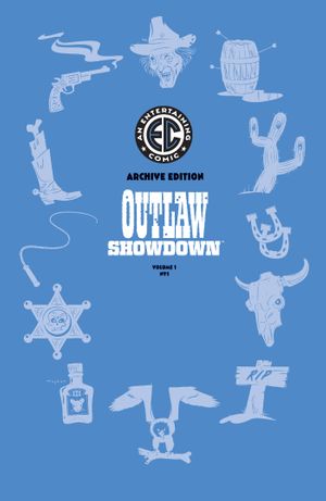 Outlaw Showdown #1 (Cvr F Inc 1:50 Rian Hughes Ec Archive Edition Variant)