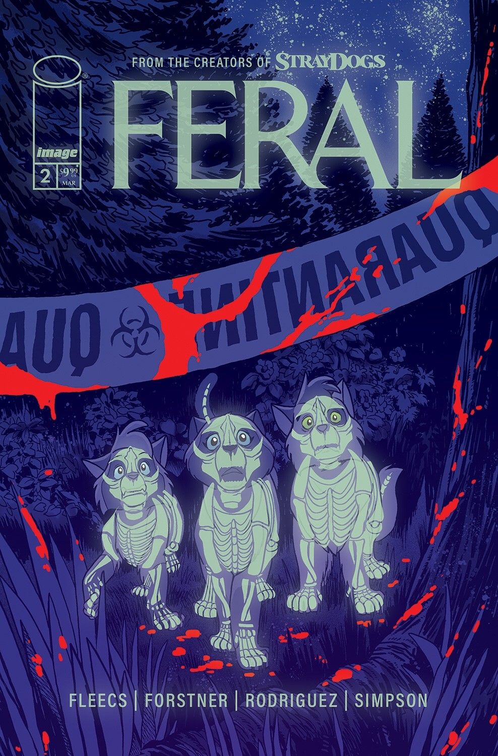 Feral #2 (Cvr E Inc 75 Copy Or Match Glow In The Dark Unlock Variant) Comic