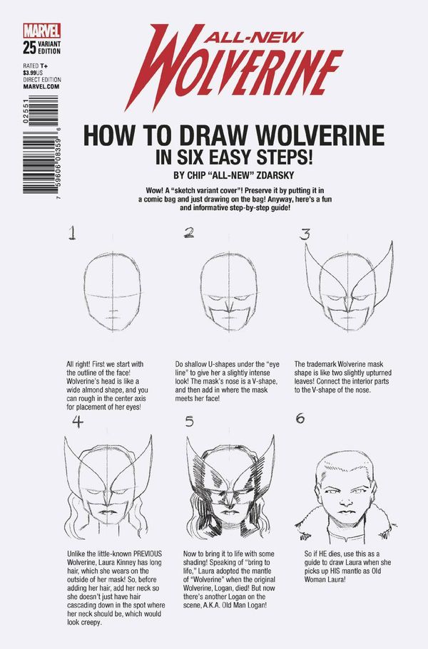 All New Wolverine #25 (Zdarsky How To Draw Variant Leg)