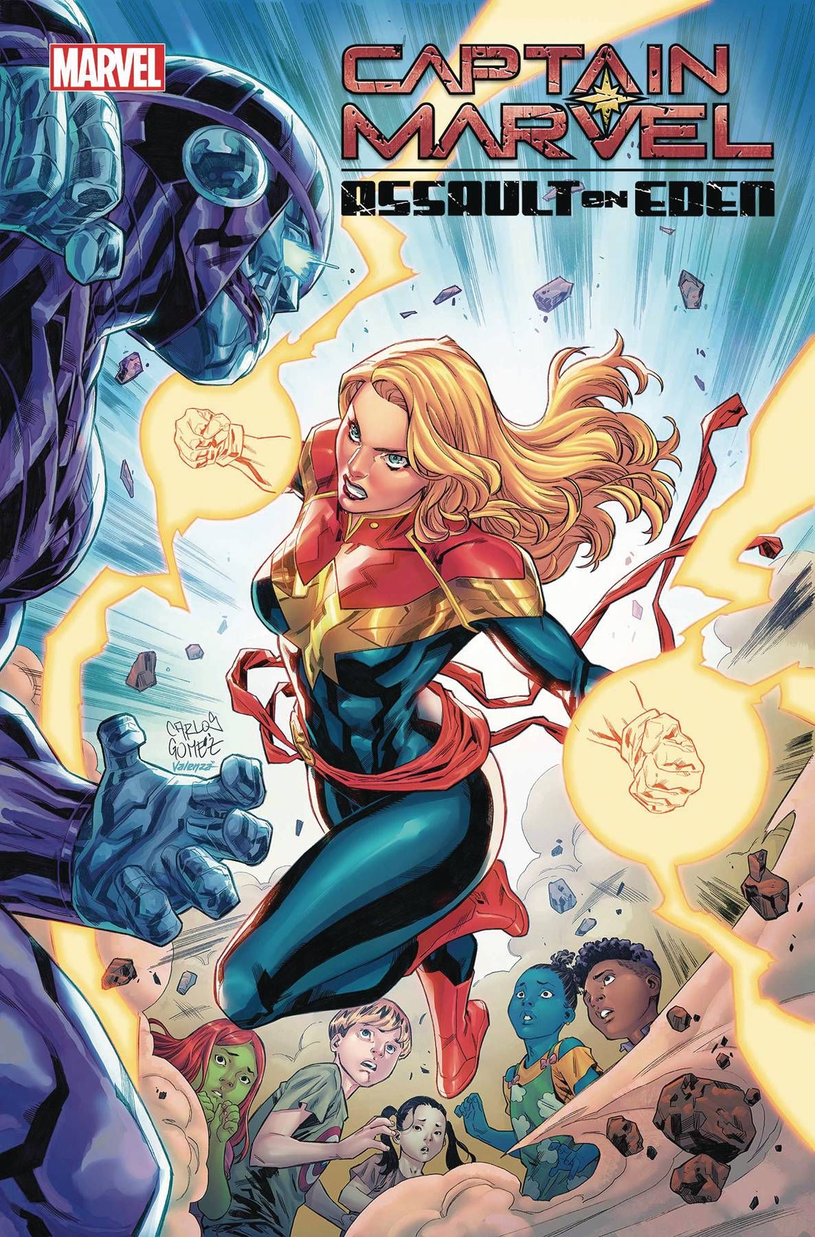 Captain Marvel: Assault on Eden #1 Comic