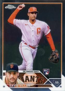 David Villar 2023 Topps Chrome Baseball #117 Sports Card