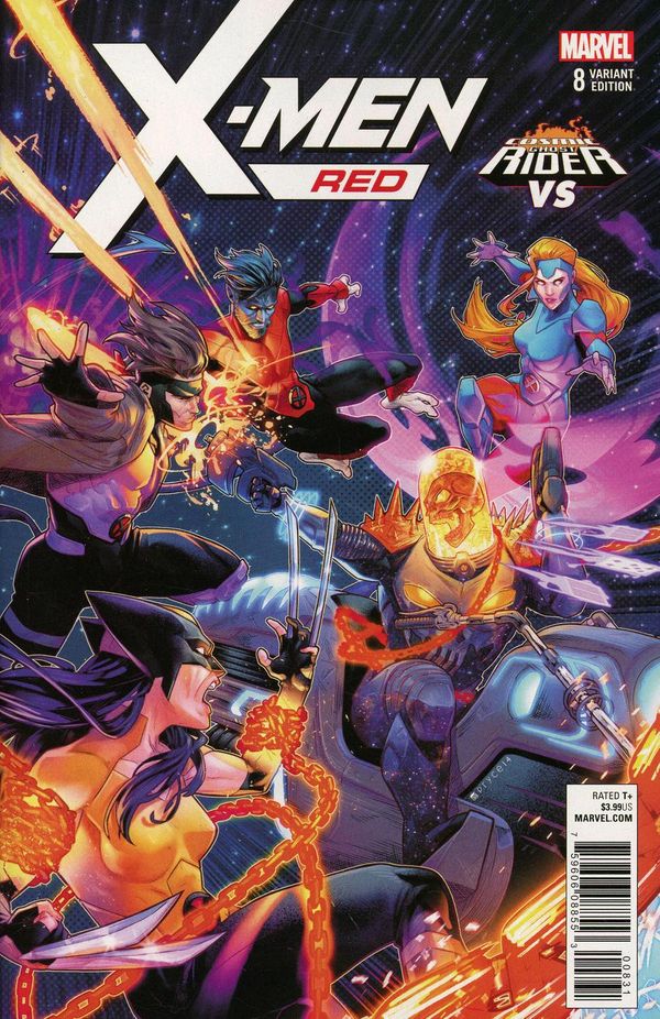 X-men Red #8 (Campbell Cosmic Ghost Rider Variant)