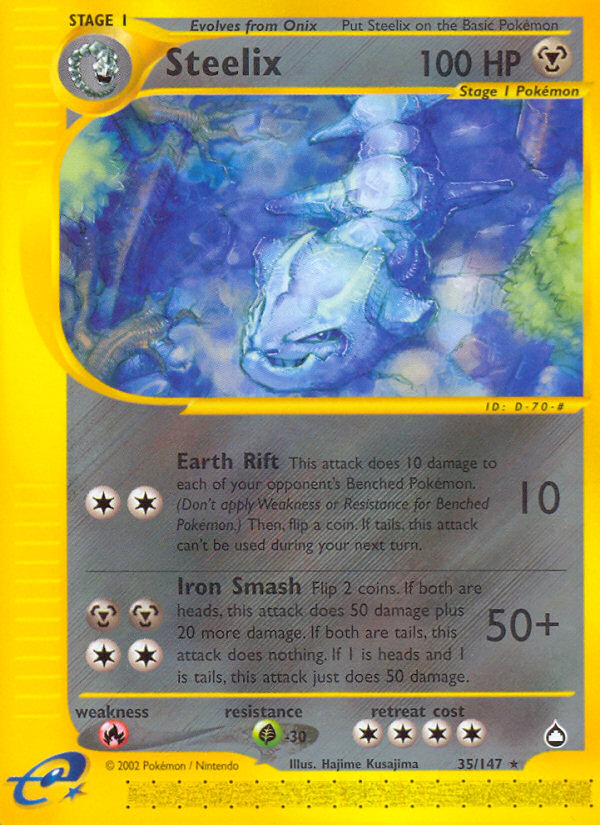 Steelix (35/147) - Aquapolis Pokémon Card