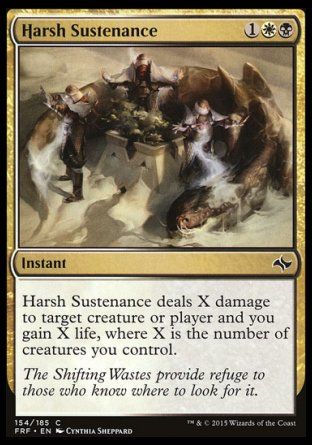 Harsh Sustenance (Fate Reforged) Trading Card