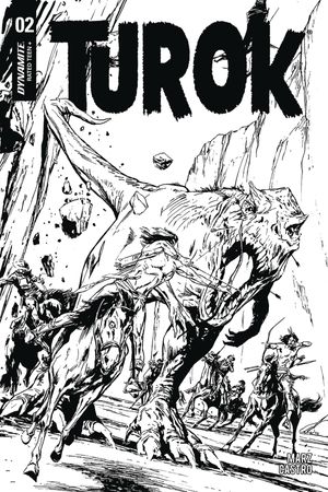 Turok #2 (20 Copy Guice B&w Cover)