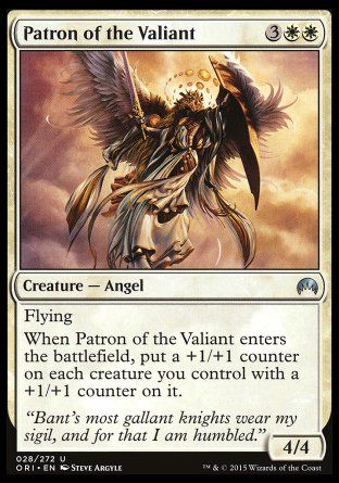 Patron of the Valiant (Magic Origins) Trading Card