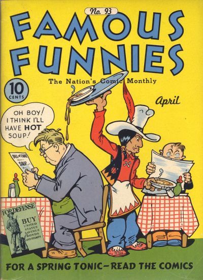 Famous Funnies #93 Comic