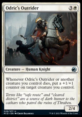 Odric's Outrider (Innistrad: Midnight Hunt) Trading Card