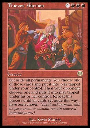 Thieves' Auction (Mercadian Masques) Trading Card