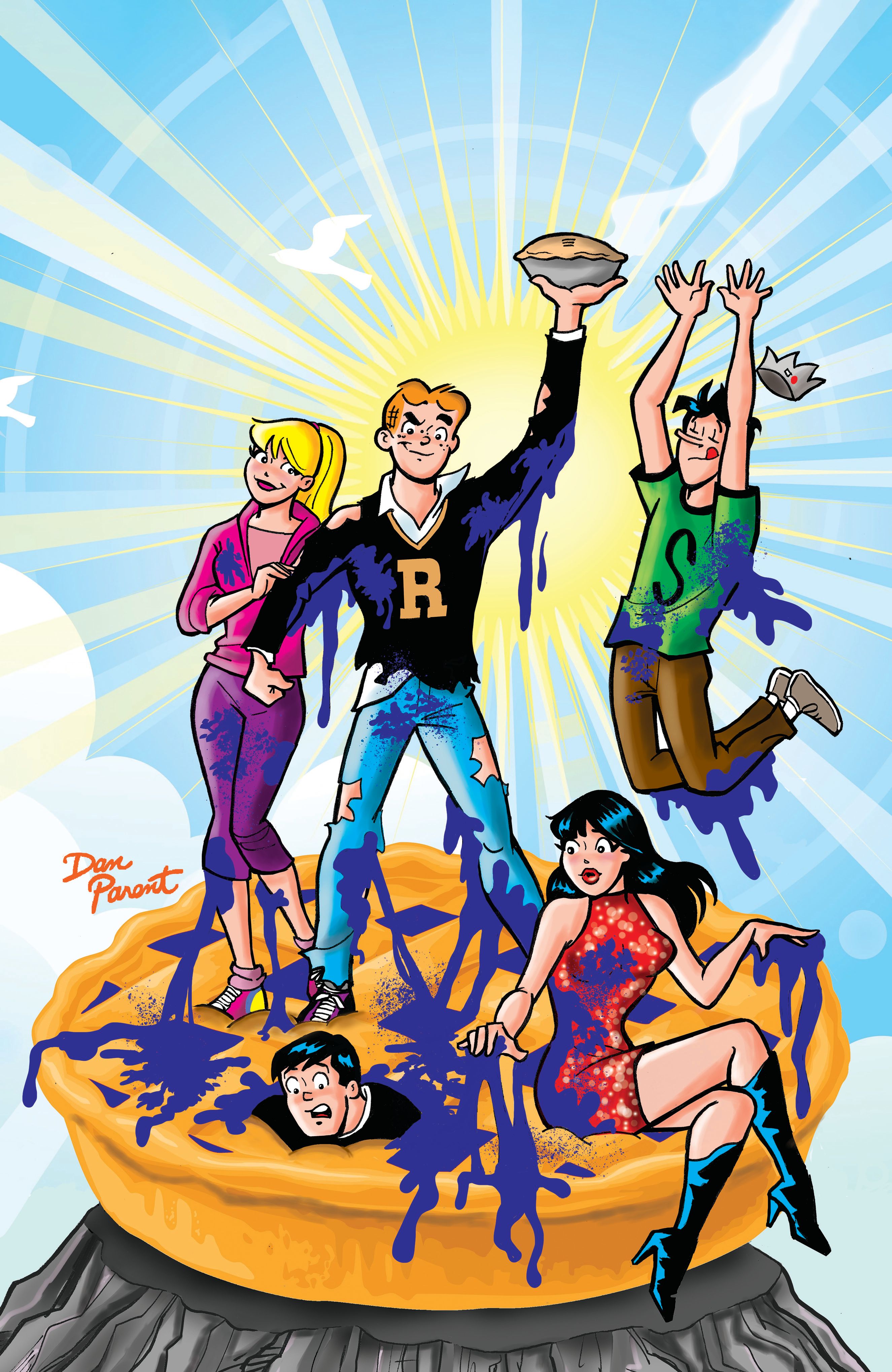 Jughead Piemageddon #1 (Cvr G Dan Parent Foil Full Art) Comic