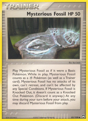 Mysterious Fossil (Trainer: Item) (85/108) - Power Keepers