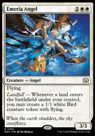 Emeria Angel (March of the Machine Commander Decks) Trading Card