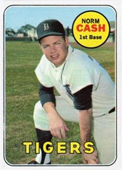 Norm Cash 1969 Topps #80 Sports Card