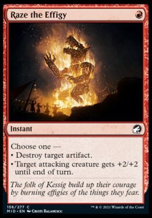 Raze the Effigy (Innistrad: Midnight Hunt)