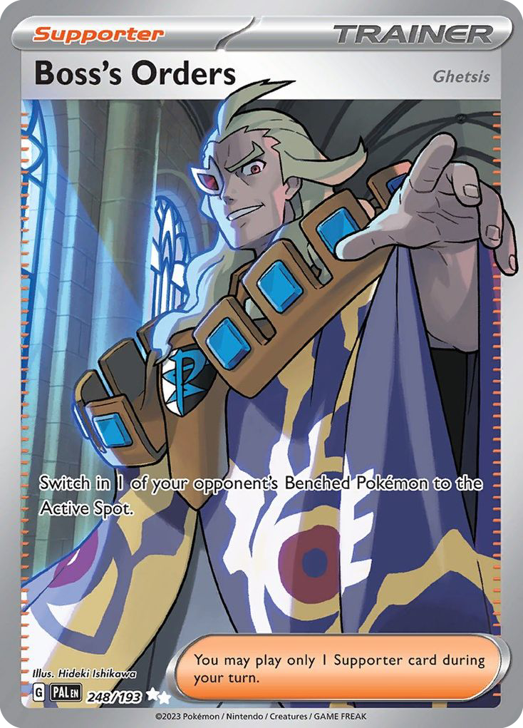 Boss's Orders (Ghetsis) (248/193) - Paldea Evolved Pokémon Card