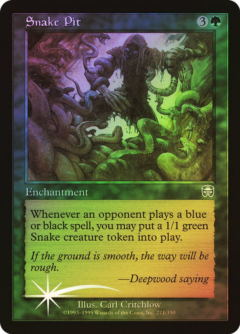 Snake Pit (Mercadian Masques - Foil) Trading Card