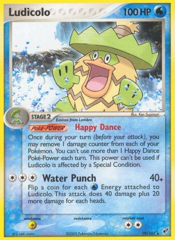 Ludicolo (19/107) - Deoxys Pokémon Card