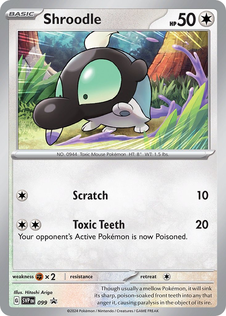 Shroodle (99/148) - Scarlet & Violet Black Star Promos Pokémon Card