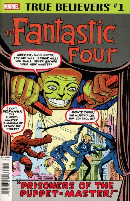 True Believers: Fantastic Four - Puppet Master #1 Comic