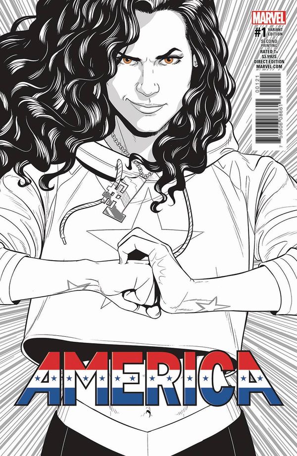 America #1 (Mckelvie Variant) (2nd Printing)