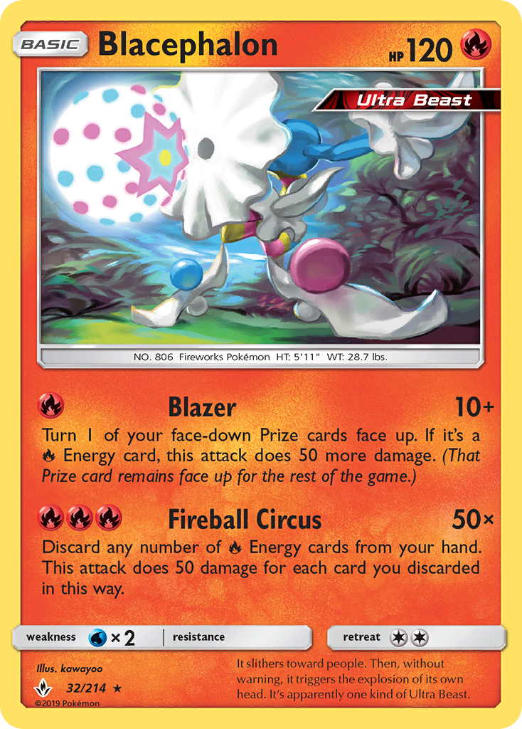 Blacephalon (32/214) - Unbroken Bonds Pokémon Card