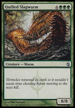 Quilled Slagwurm (Mirrodin Besieged) Trading Card