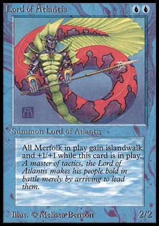 Lord of Atlantis (Beta) Trading Card