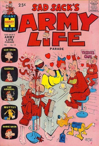 Sad Sack's Army Life Parade #10 Comic