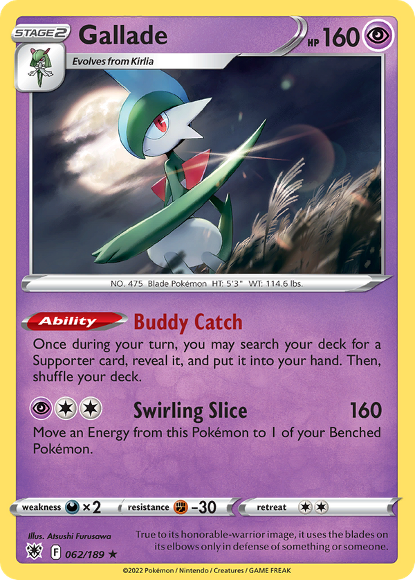 Gallade (62/189) Astral Radiance Value GoCollect (gallade62189