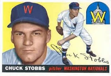 Chuck Stobbs 1955 Topps #41 Sports Card