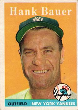 Hank Bauer 1958 Topps #9 Sports Card