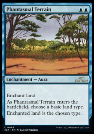 Phantasmal Terrain (Magic 30th Anniversary Edition) Trading Card