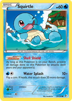 Squirtle (29/149) - Boundaries Crossed (Reverse Holo)