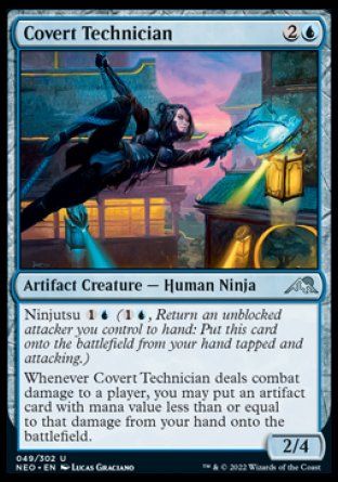 Covert Technician (Kamigawa: Neon Dynasty) Trading Card