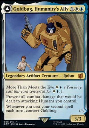 Goldbug, Humanity's Ally (Transformers) Trading Card