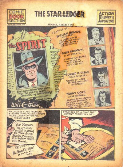 Spirit Section #3/7/1943 Comic