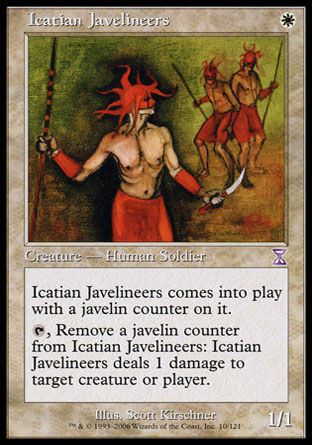 Icatian Javelineers (Time Spiral) Trading Card