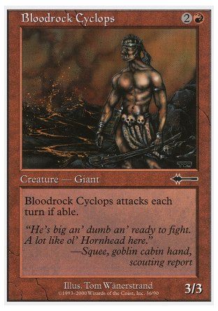 Bloodrock Cyclops (Beatdown) Trading Card