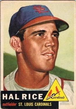 Hal Rice 1953 Topps #93 Sports Card