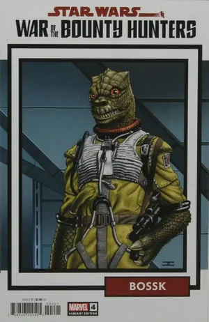 Star Wars War Bounty Hunters #4 (Trading Card Variant)