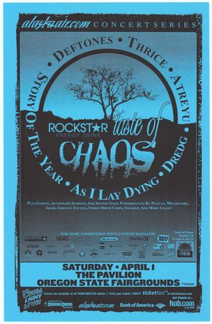 Deftones & Thrice "Taste of Chaos Tour" Oregon State Fairgrounds 2005